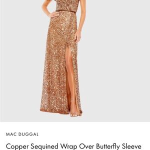 Macdougall copper dress size 12